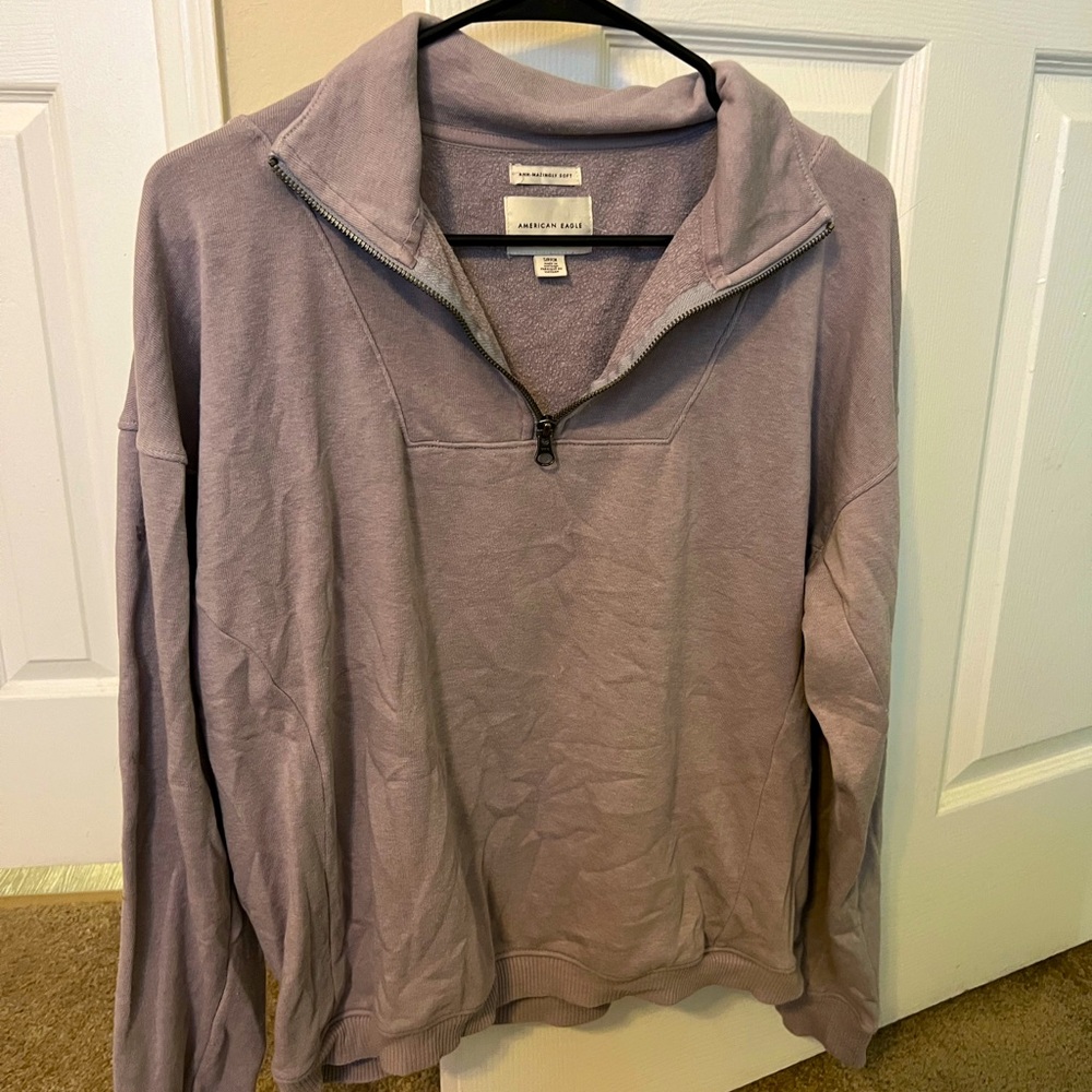 American Eagle Gray Ahh amazingly Soft Pullover
